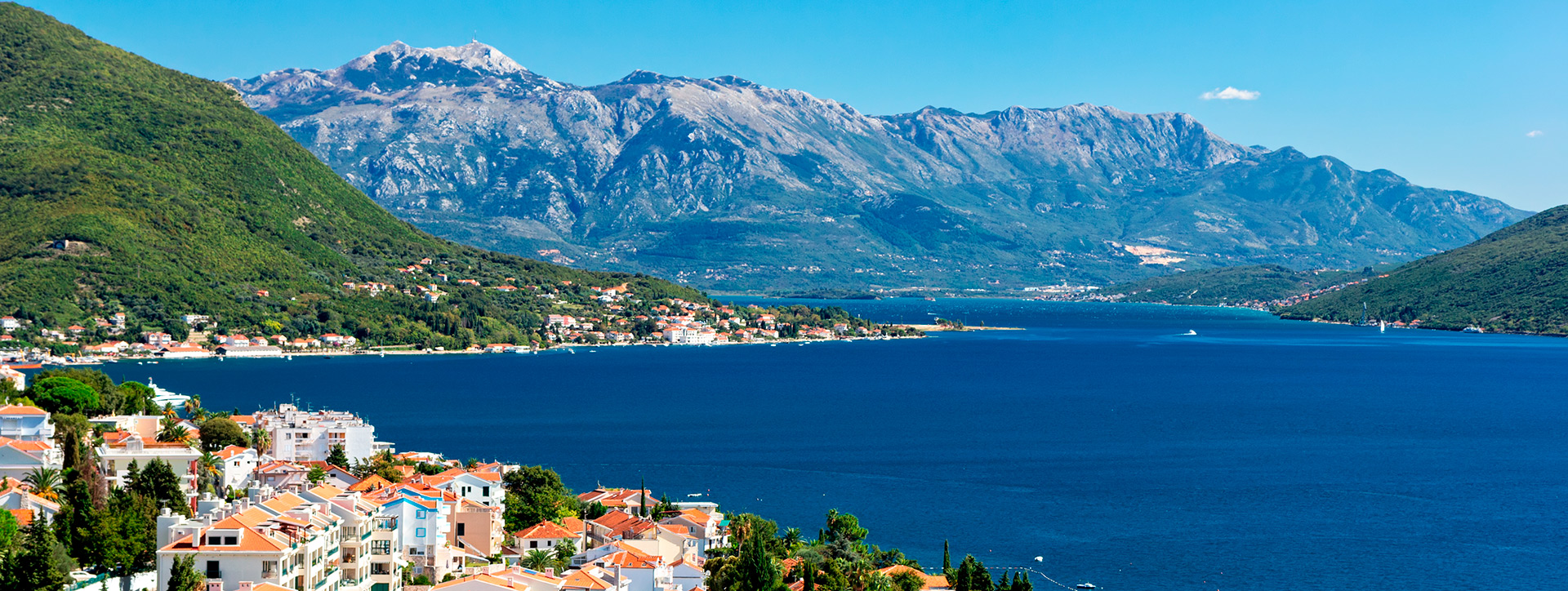 View of the Bay of Kotor, Herceg Novi, Montenegro - Adriatic sailing routes of SimpleSail