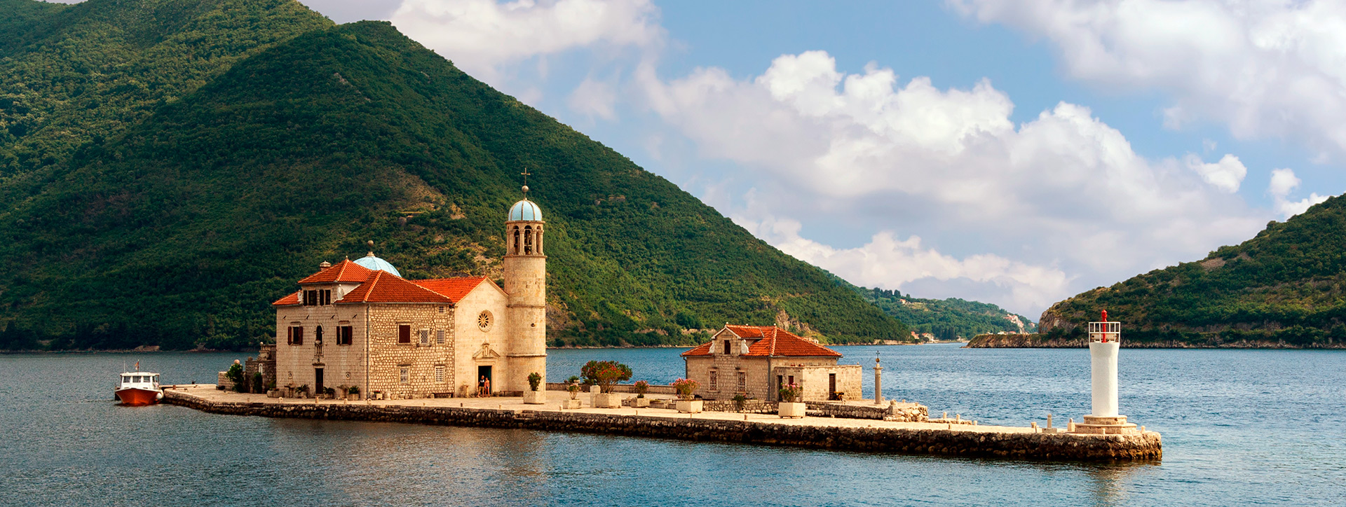 The island of our lady on the rocks, Kotor Bay, Montenegro