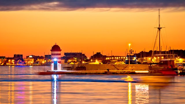 The harbour in the evening light, Zadar, Croatia