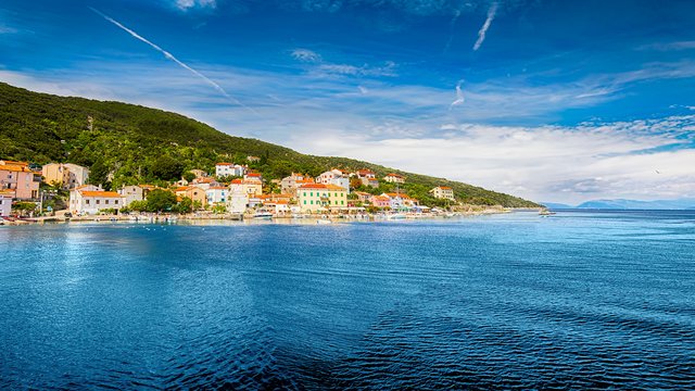 Coast near Valun village, Cres island, Croatia