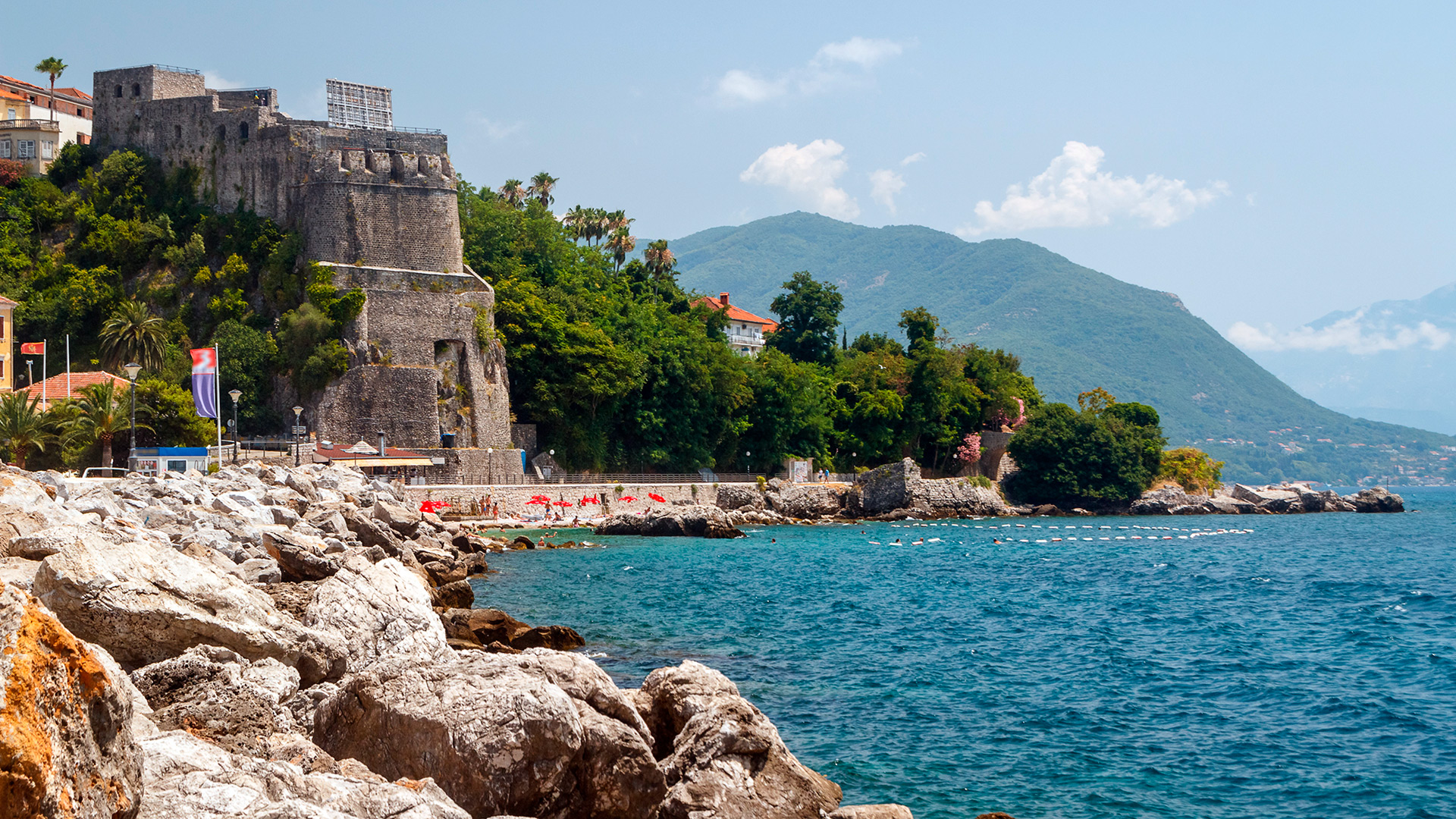 Крепость Forte Mare, Город Herceg Novi, Черногория - маршруты SimpleSail по Адриатике
