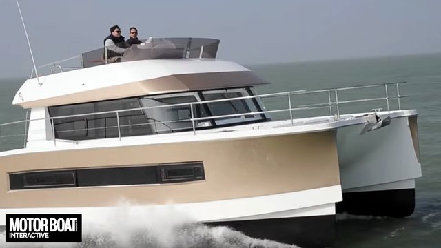 Fountaine Pajot MY37 test report by Motor Boat & Yachting